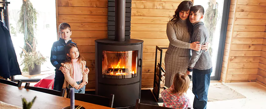 Morso Cast Iron Fireplace Insert Installation in North Aurora, Illinois