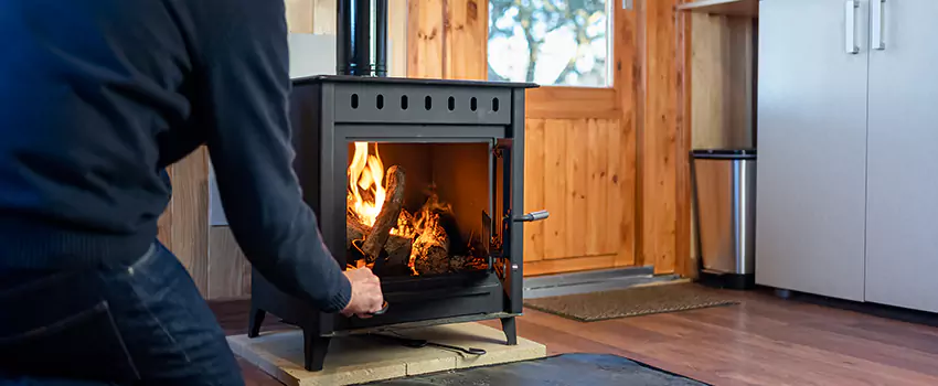 Open Hearth Wood Fireplace Installation in North Aurora, IL